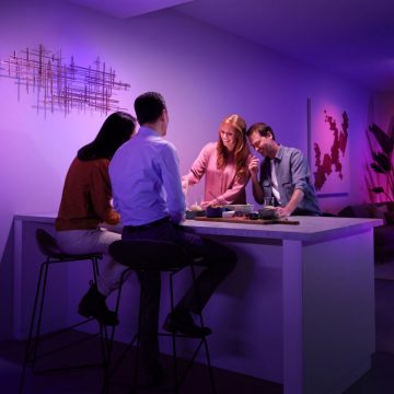 Dining room lighting for entertaining